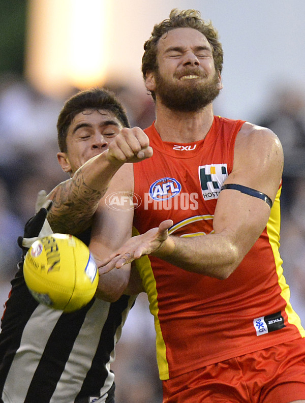 AFL 2013 Rd 17 - Gold Coast v Collingwood - 295529