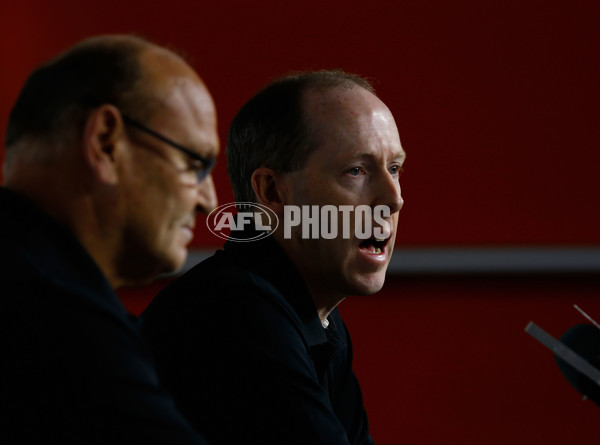 AFL 2013 Media - Stephen McBurney Presser 130813 - 298949