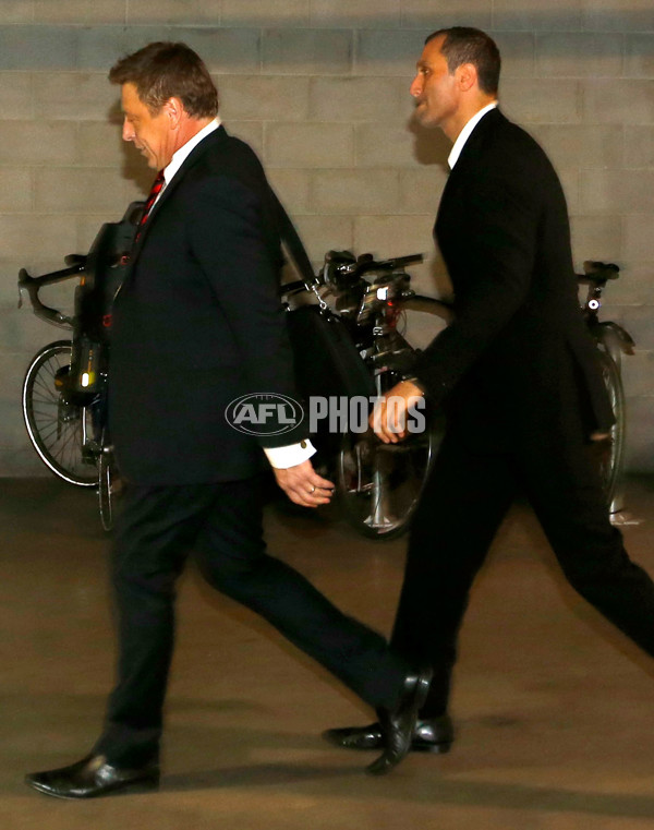 AFL 2013 Media - AFL Commission and Essendon Meeting - 301012