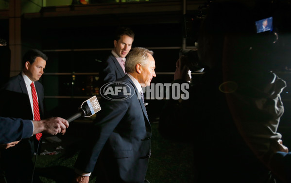 AFL 2013 Media - AFL Commission and Essendon Meeting - 301031