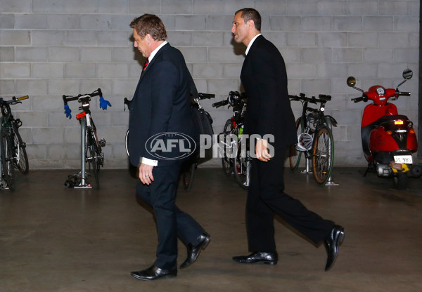 AFL 2013 Media - AFL Commission and Essendon Meeting - 301013