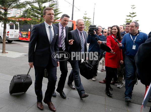 AFL 2013 Media - AFL Commission and Essendon Meeting 270813 - 301076