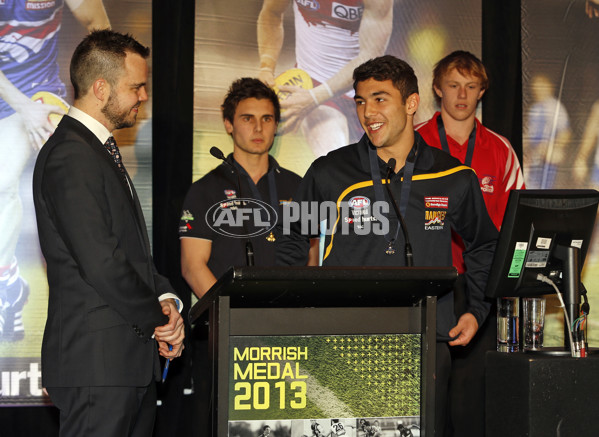 AFL 2013 Media - TAC Cup Morrish Medal Award - 302981