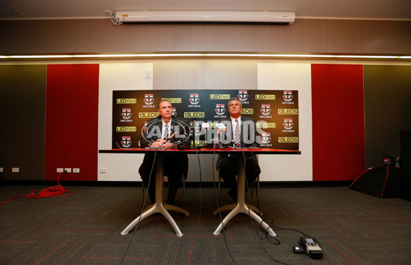 AFL 2013 Media - St Kilda Press Conference 011113 - 307197