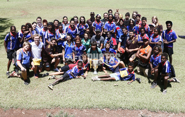 AFL 2013 Media - Hawks in Katherine - 307774