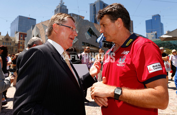 AFL 2013 Media - MFC Walk Against Family Violence - 308313