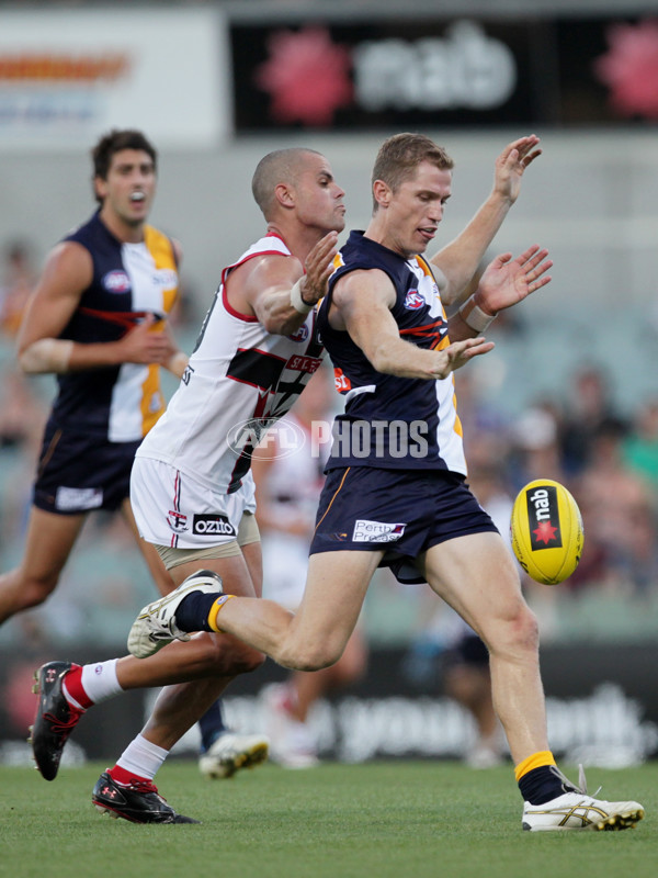 AFL 2012 NAB Cup Rd 03 - West Coast v St Kilda - 249254