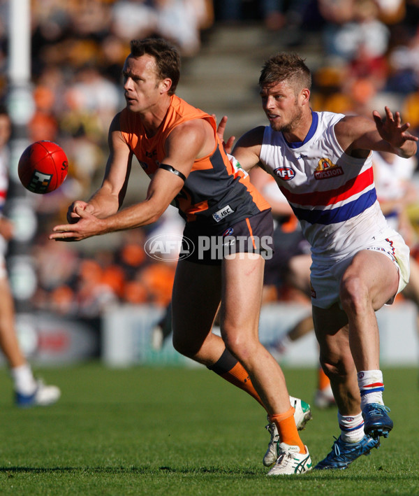 AFL 2012 Rd 05 - GWS Giants v Western Bulldogs - 255268