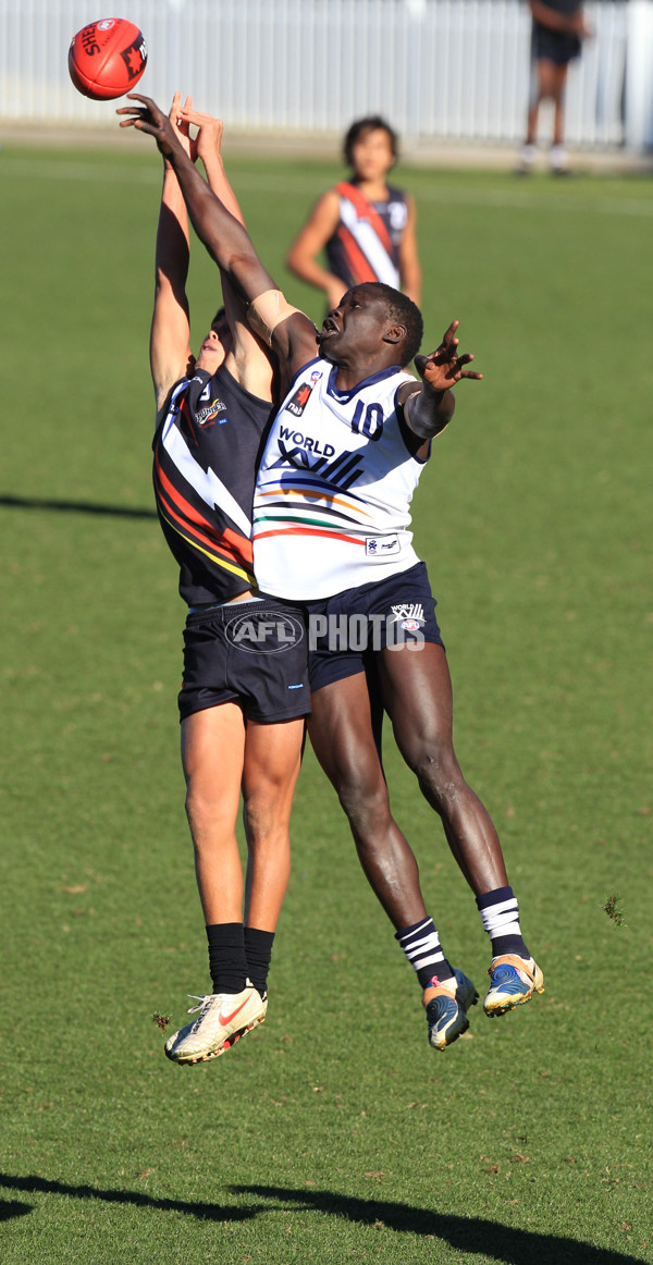 AFL 2011 NAB Under 16 Championships - NT v World XVIII - 236956