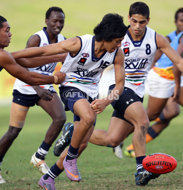 AFL 2011 NAB Under 16 Championships - South Pacific v World - 237287