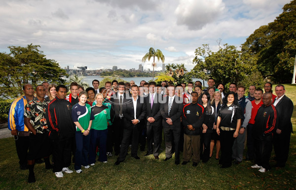 AFL 2011 Media - International Cup Kirribilli House Visit - 240511