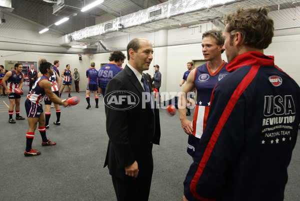 AFL 2011 Media - International Cup South Africa v USA - 241242