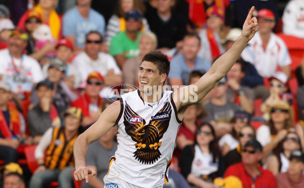 AFL 2011 Rd 24 - Gold Coast v Hawthorn - 242129