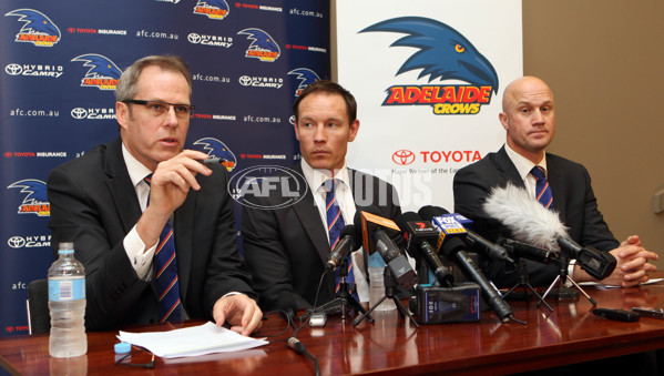 AFL 2011 Media - Adelaide Coach Announcement 200911 - 243645