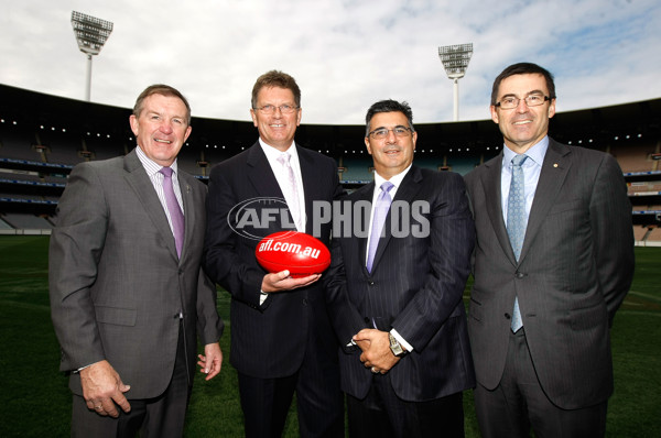 AFL 2011 Media - MCG Southern Stand Upgrade Press Conference - 243668