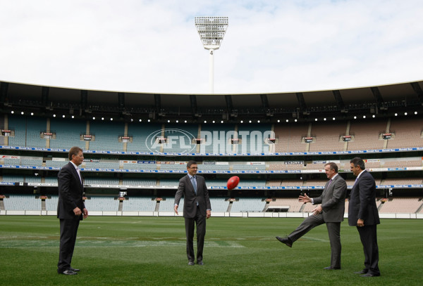 AFL 2011 Media - MCG Southern Stand Upgrade Press Conference - 243670