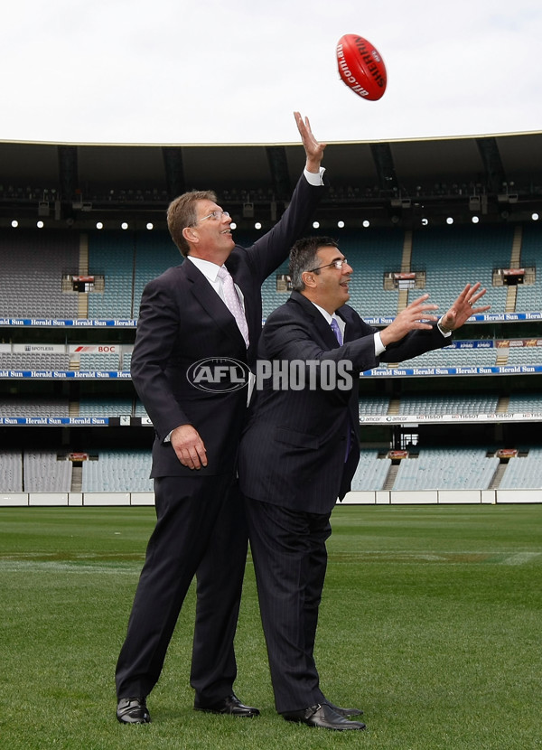 AFL 2011 Media - MCG Southern Stand Upgrade Press Conference - 243669