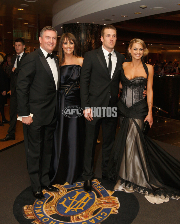 AFL 2011 Media - Brownlow Medal Blue Carpet - 244118