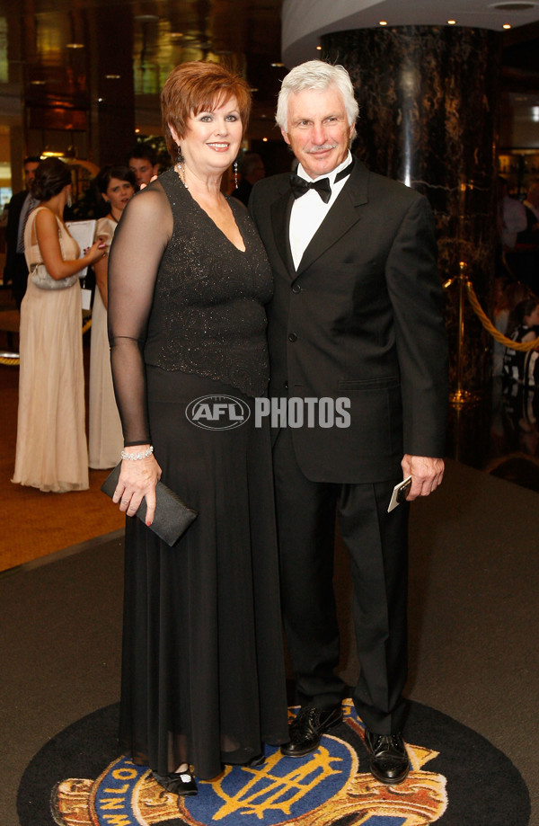 AFL 2011 Media - Brownlow Medal Blue Carpet - 244144