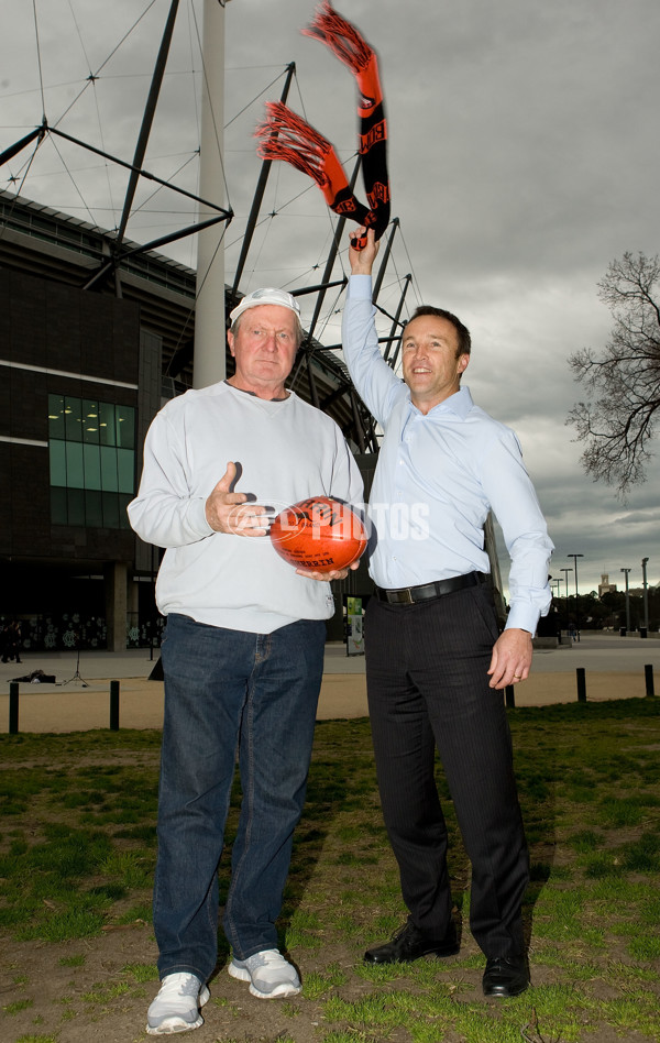 AFL Portraits - Kevin Sheedy and Sean Denham - 245560