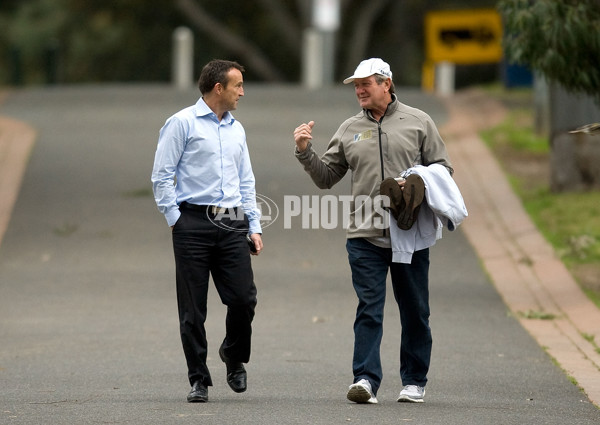 AFL Portraits - Kevin Sheedy and Sean Denham - 245556