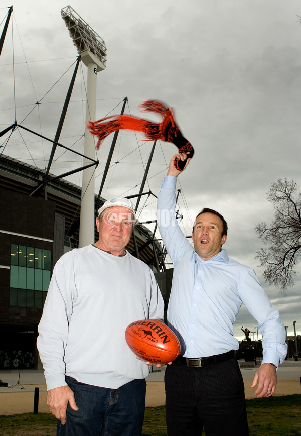 AFL Portraits - Kevin Sheedy and Sean Denham - 245561