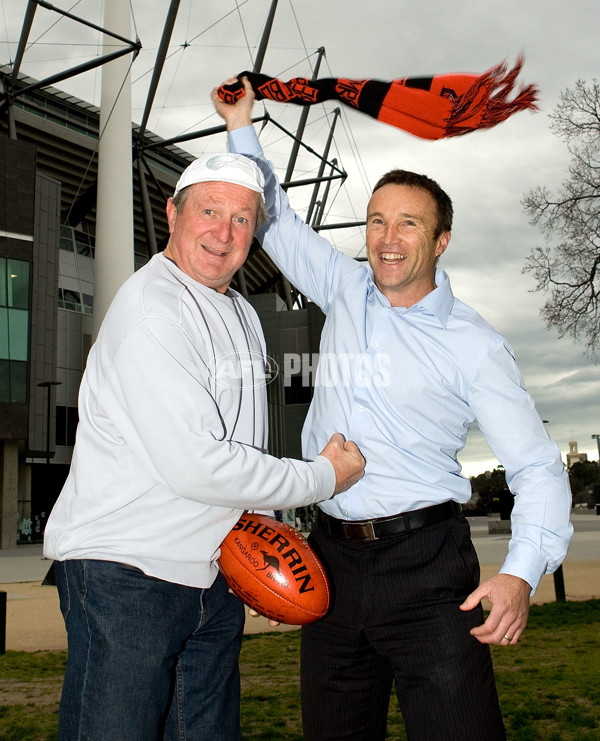 AFL Portraits - Kevin Sheedy and Sean Denham - 245562