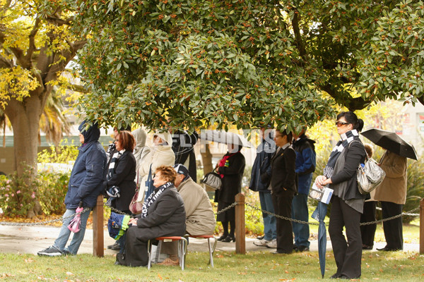 AFL 2011 Media - Bob Davis Funeral Service - 231464