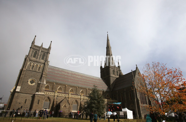 AFL 2011 Media - Bob Davis Funeral Service - 231490