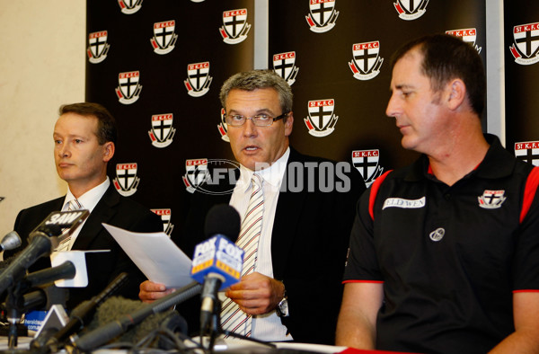 AFL 2010 Media - St Kilda Press Conference 160210 - 198658