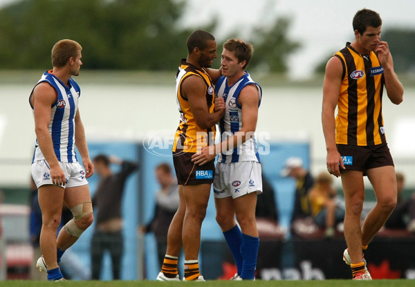 AFL 2010 NAB Challenge - Hawthorn v North Melbourne - 199819