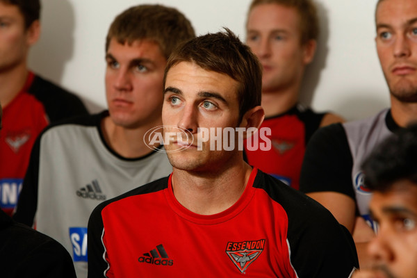 AFL 2010 Media - Essendon Players Watch ANZAC Documentary - 204183