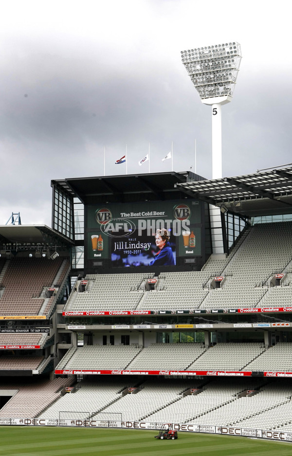 AFL 2011 Media - Jill Lindsay Memorial Service - 222461