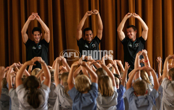 AFL 2011 Media - Port Adelaide Community Camp - 222823