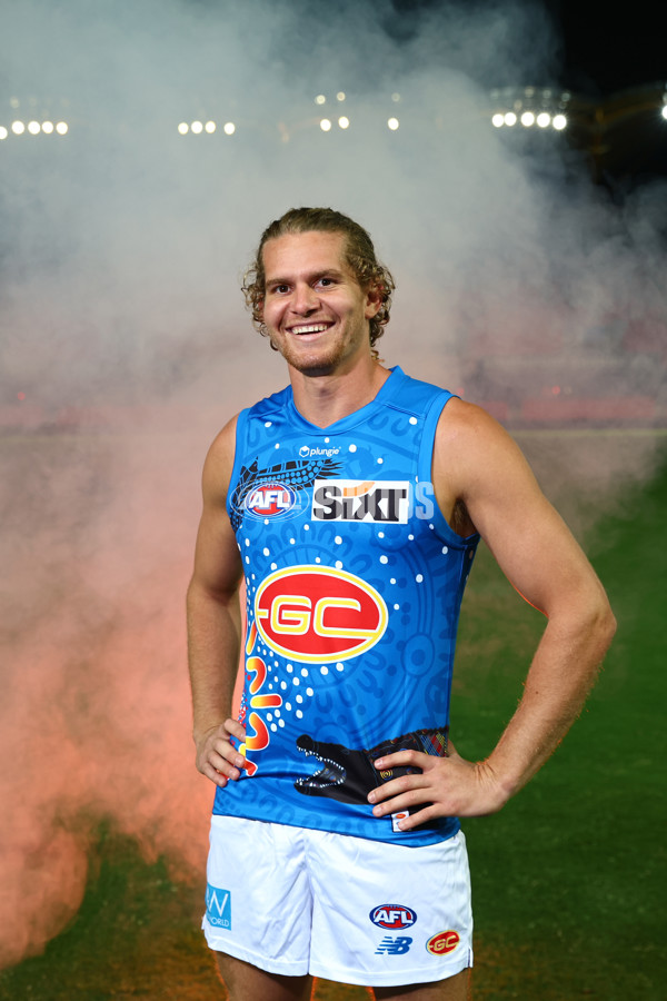 AFL 2023 Media - Gold Coast Indigenous Guernsey - A-34623770