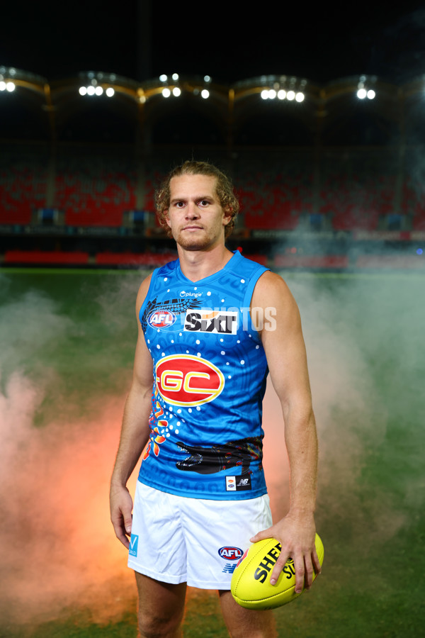 AFL 2023 Media - Gold Coast Indigenous Guernsey - A-34624657