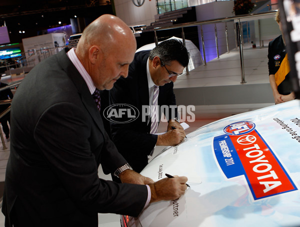 AFL 2011 Media - AFL And Toyota Announce Partnership - 235391