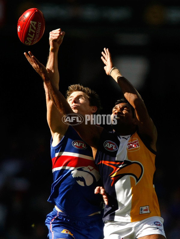 AFL 2009 Rd 19 - Western Bulldogs v West Coast - 190407