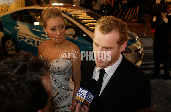 AFL 2009 Media - Brownlow Medal Blue Carpet - 194685