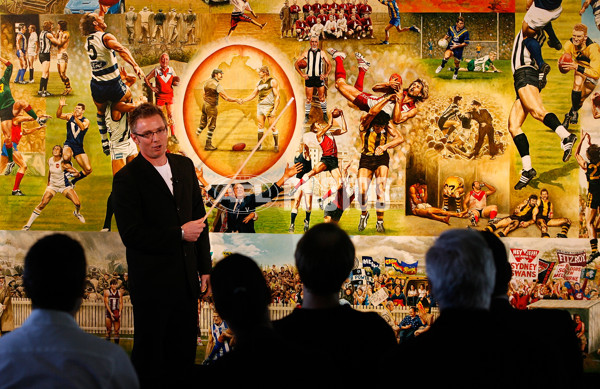 AFL 2008 Media - 150 Year Painting Unveiling 070808 - 156755