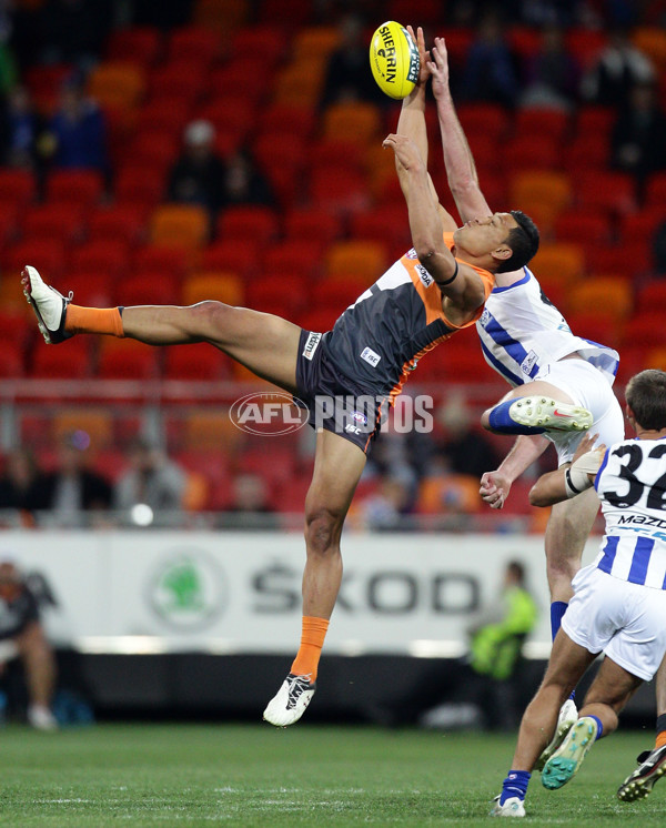 AFL 2012 Rd 23 - GWS v North Melbourne - 268647