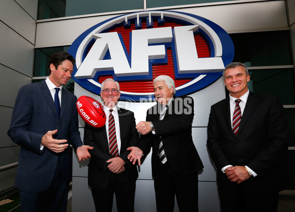 AFL 2012 Media - St Kilda/AFL Press Conference - 269838