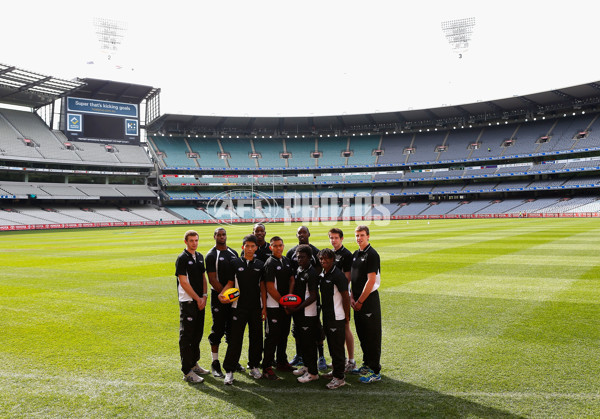 AFL 2012 Media - AFL International Draftees - 271056