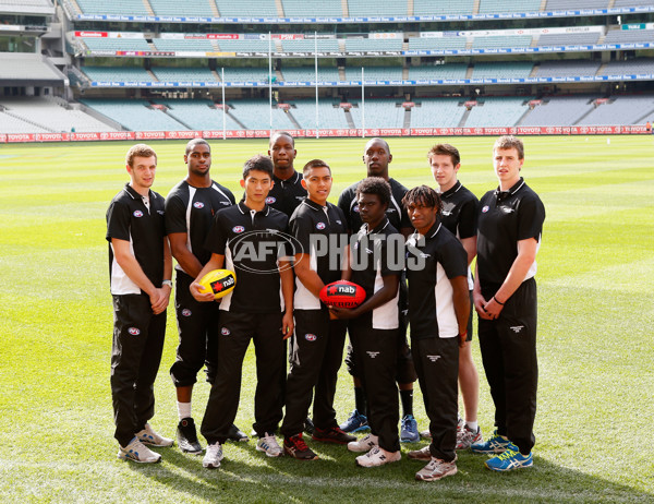 AFL 2012 Media - AFL International Draftees - 271057