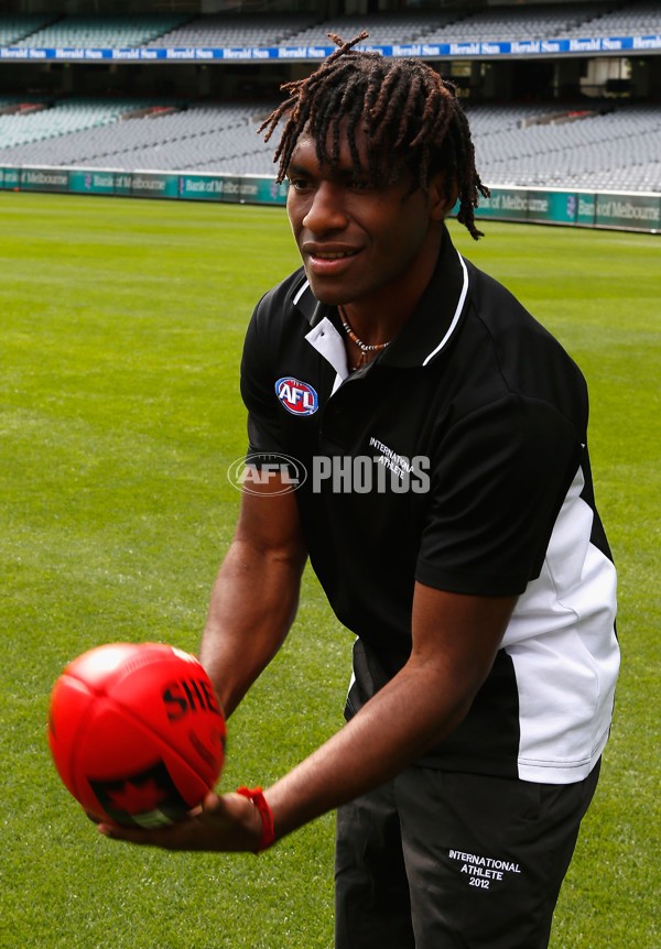 AFL 2012 Media - AFL International Draftees - 271072