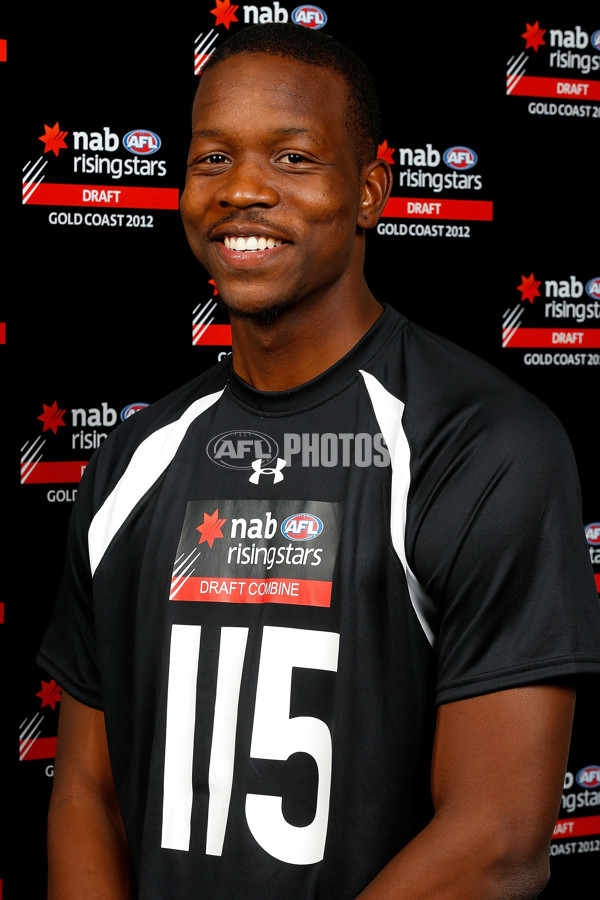 AFL 2012 Media - Draft Combine Headshots - 271926