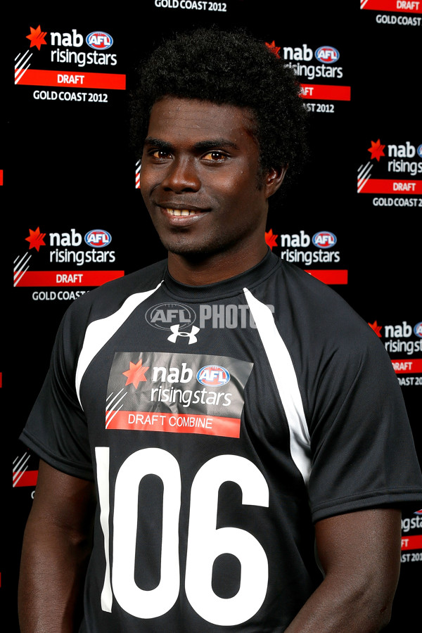 AFL 2012 Media - Draft Combine Headshots - 271919