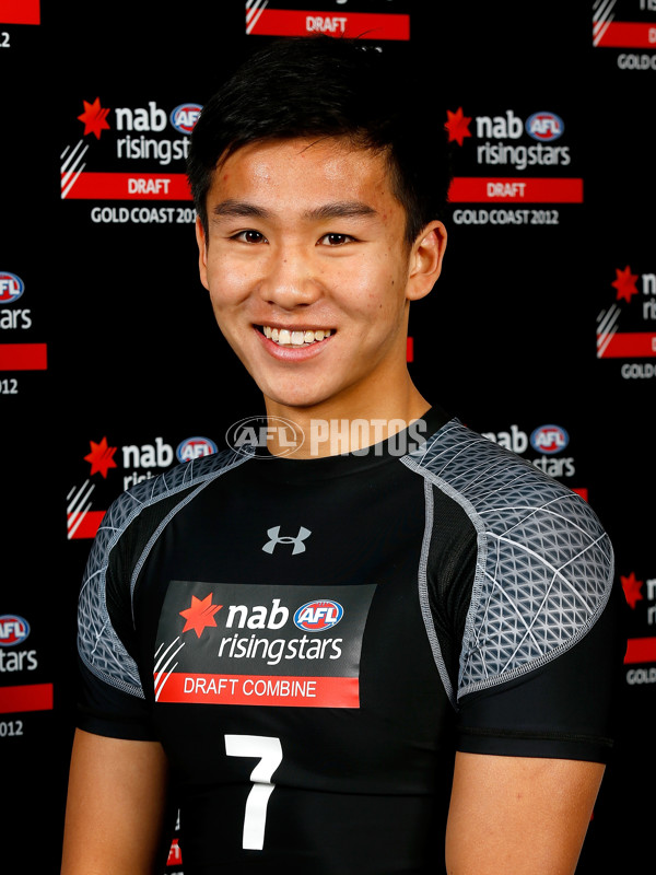 AFL 2012 Media - State Draft Combine Headshots - 272148