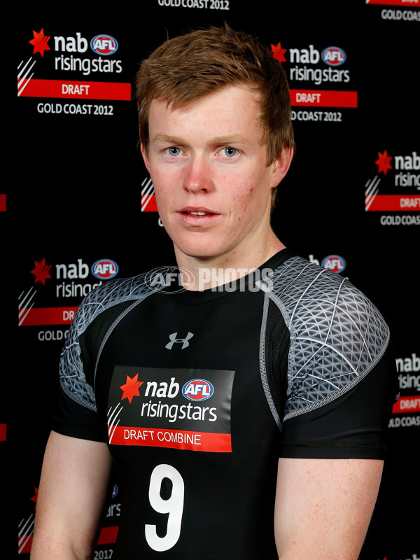 AFL 2012 Media - State Draft Combine Headshots - 272189