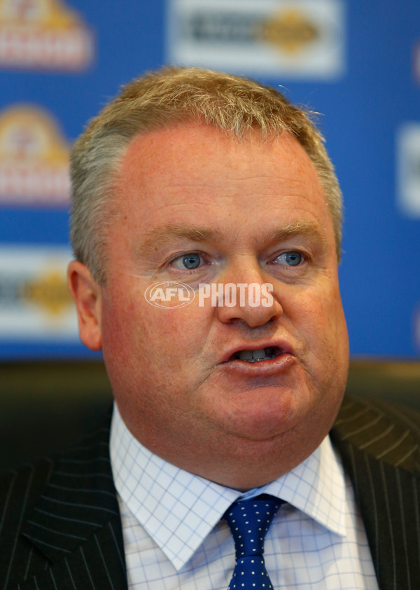 AFL 2012 Media - David Smorgan Media Conference - A-35456074